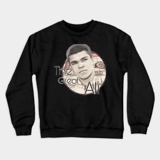 Mohammed Ali fanart t-shirt design Crewneck Sweatshirt
